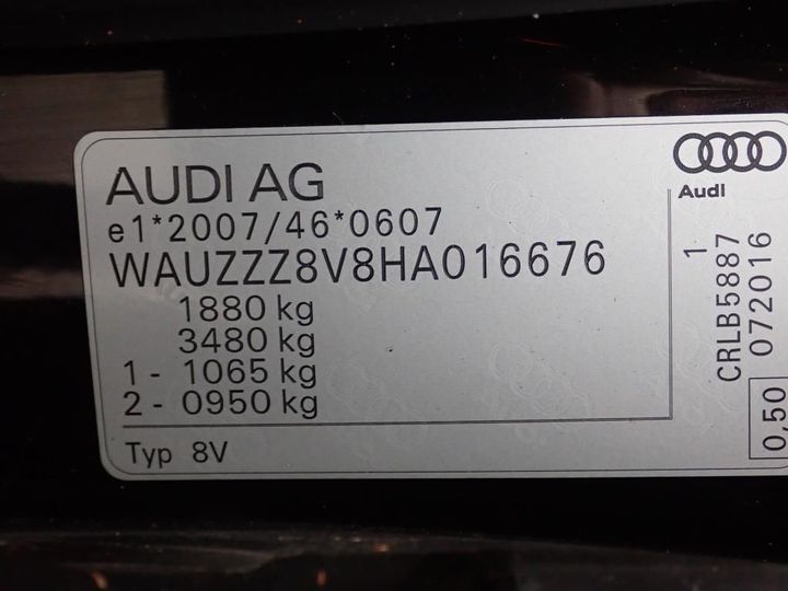 Photo 12 VIN: WAUZZZ8V8HA016676 - AUDI A3 SPORTBACK 