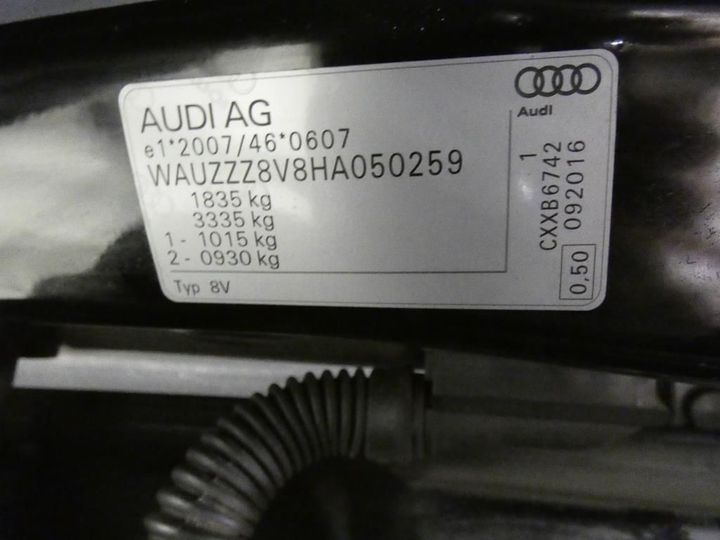 Photo 3 VIN: WAUZZZ8V8HA050259 - AUDI A3 SPORTBACK 