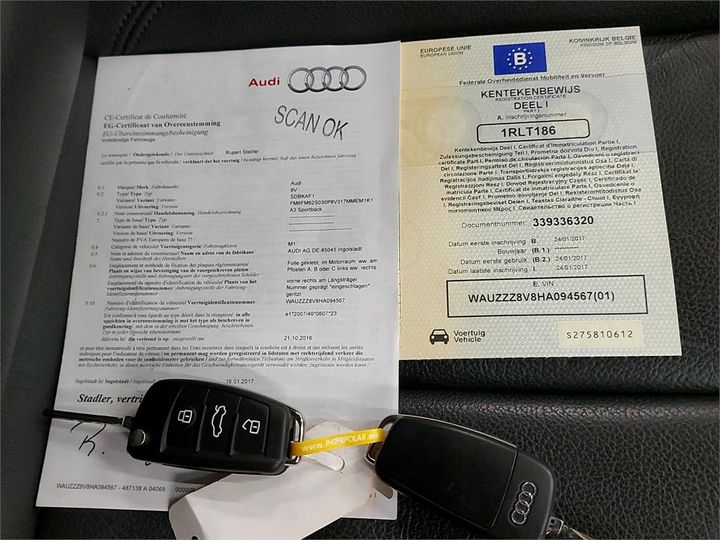 Photo 4 VIN: WAUZZZ8V8HA094567 - AUDI A3 SPORTBACK 