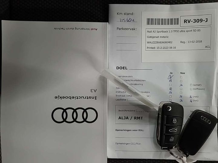 Photo 13 VIN: WAUZZZ8V8JA080402 - AUDI A3 SPORTBACK 