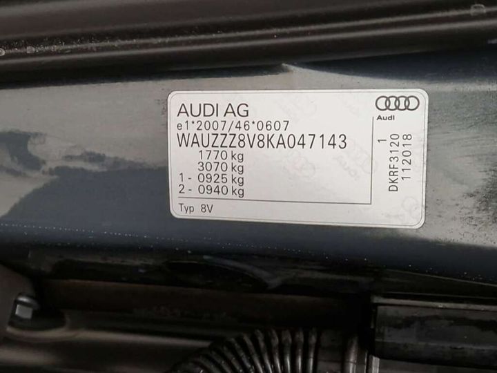 Photo 33 VIN: WAUZZZ8V8KA047143 - AUDI A3 