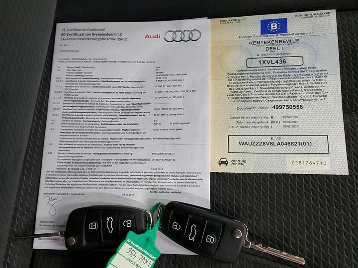 Photo 3 VIN: WAUZZZ8V8LA046821 - AUDI A3 SPORTBACK 