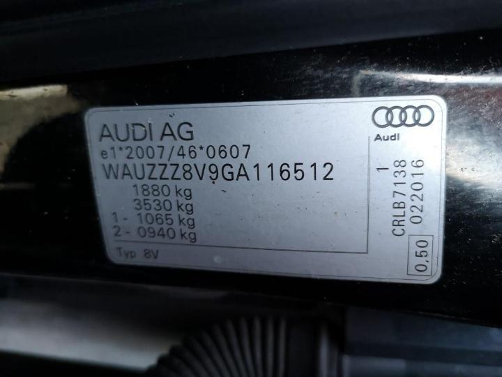 Photo 4 VIN: WAUZZZ8V9GA116512 - AUDI A3 