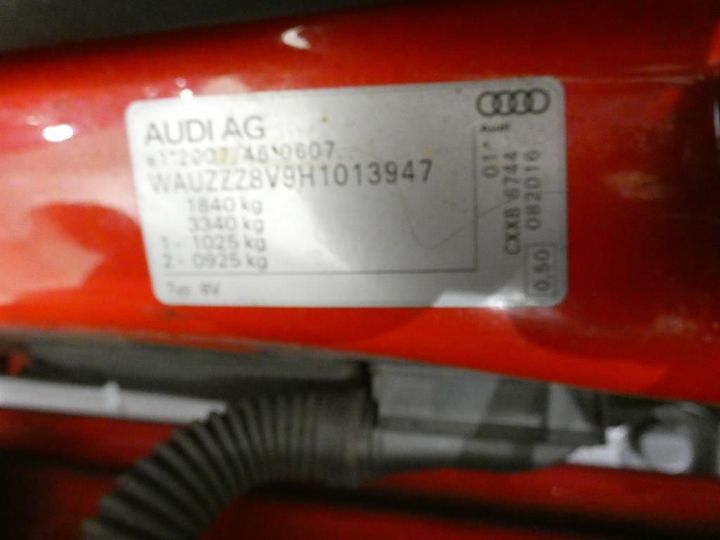 Photo 4 VIN: WAUZZZ8V9H1013947 - AUDI A3 SEDAN 