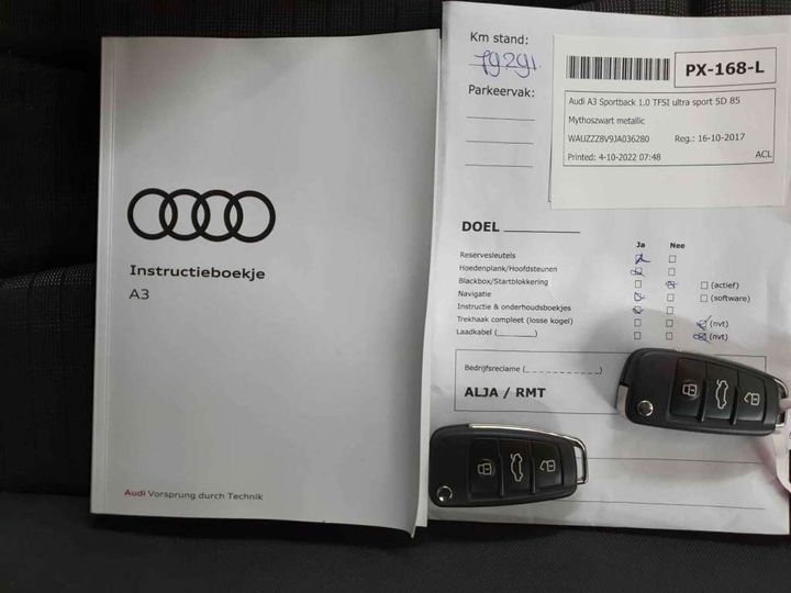 Photo 17 VIN: WAUZZZ8V9JA036280 - AUDI A3 SPORTBACK 