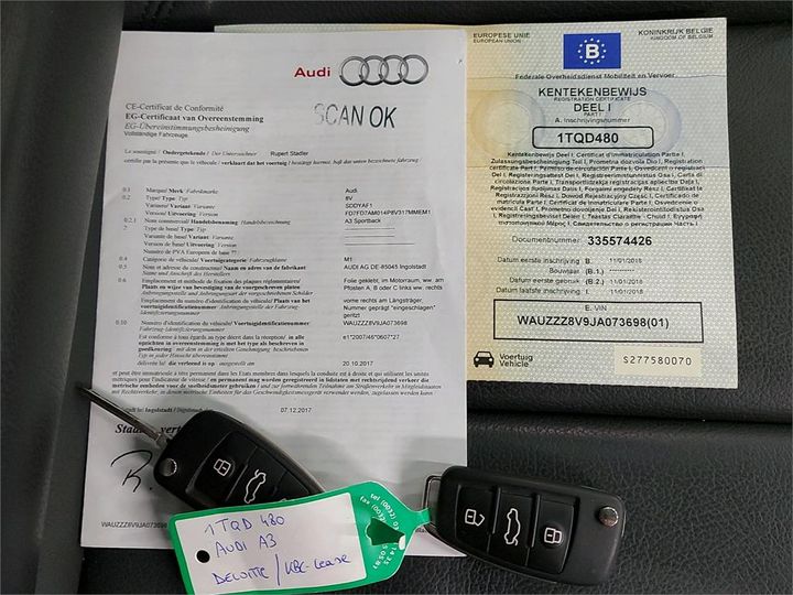 Photo 4 VIN: WAUZZZ8V9JA073698 - AUDI A3 SPORTBACK 