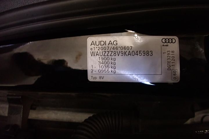 Photo 6 VIN: WAUZZZ8V9KA045983 - AUDI A3 SPORTBACK 