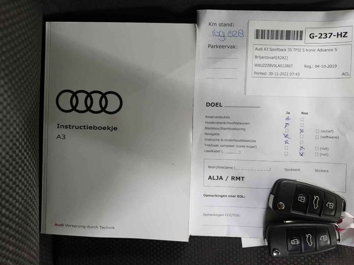 Photo 16 VIN: WAUZZZ8V9LA012807 - AUDI A3 SPORTBACK 