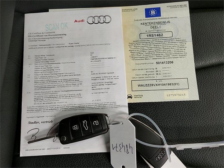 Photo 4 VIN: WAUZZZ8VXH1041983 - AUDI A3 BERLINE 