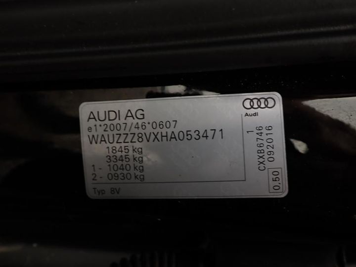 Photo 7 VIN: WAUZZZ8VXHA053471 - AUDI A3 SPORTBACK 