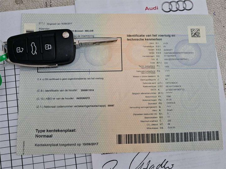 Photo 7 VIN: WAUZZZ8VXHA108579 - AUDI A3 SPORTBACK 