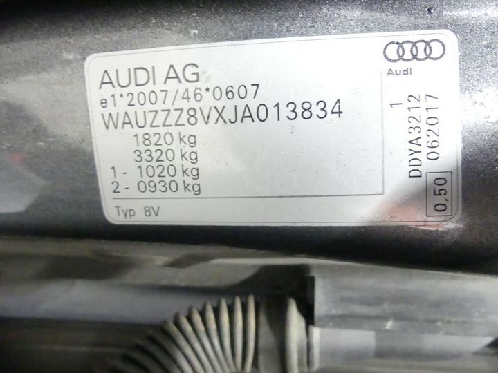 Photo 3 VIN: WAUZZZ8VXJA013834 - AUDI A3 SPORTBACK 