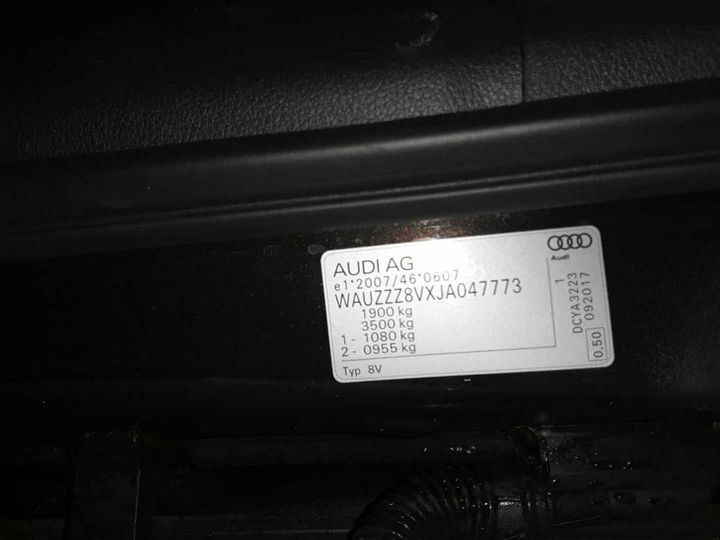 Photo 12 VIN: WAUZZZ8VXJA047773 - AUDI A3 2.0 TDI SPORTBACK 