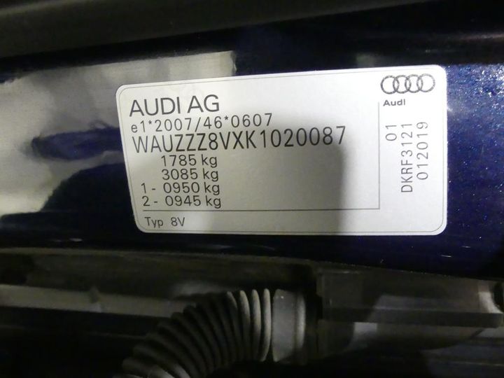 Photo 3 VIN: WAUZZZ8VXK1020087 - AUDI A3 SEDAN 