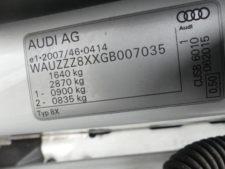 Photo 6 VIN: WAUZZZ8XXGB007035 - AUDI A1 SPORTBACK 