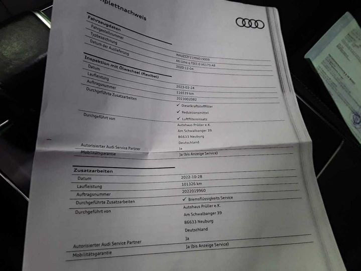 Photo 28 VIN: WAUZZZF21MN019009 - AUDI A6 45 TDI QUATTRO 