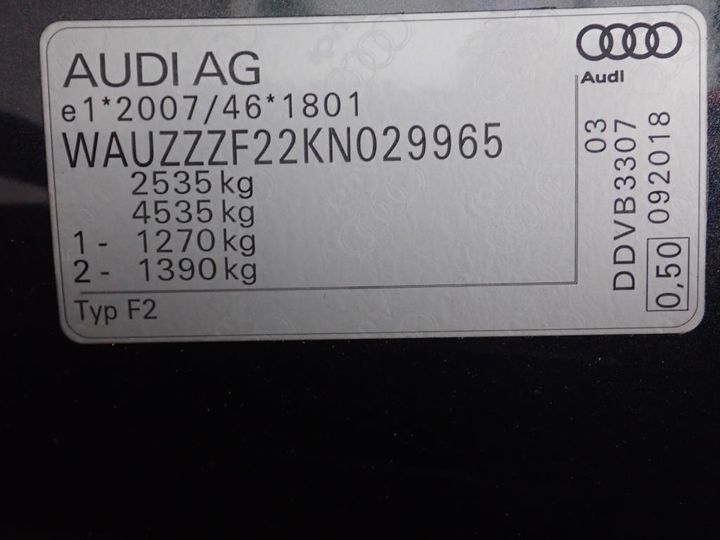 Photo 12 VIN: WAUZZZF22KN029965 - AUDI A7 SPORTBACK 