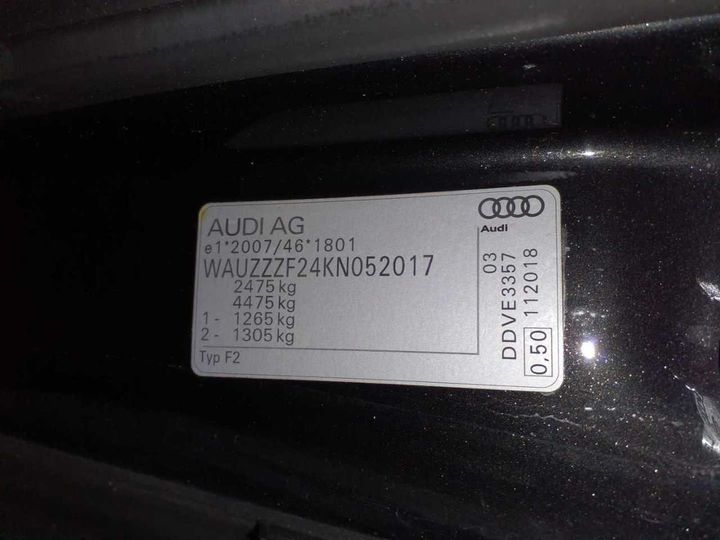 Photo 12 VIN: WAUZZZF24KN052017 - AUDI A6 45 TDI QUATTRO 