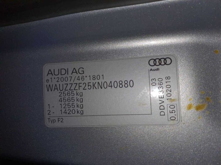 Photo 12 VIN: WAUZZZF25KN040880 - AUDI A6 AVANT 45 TDI 