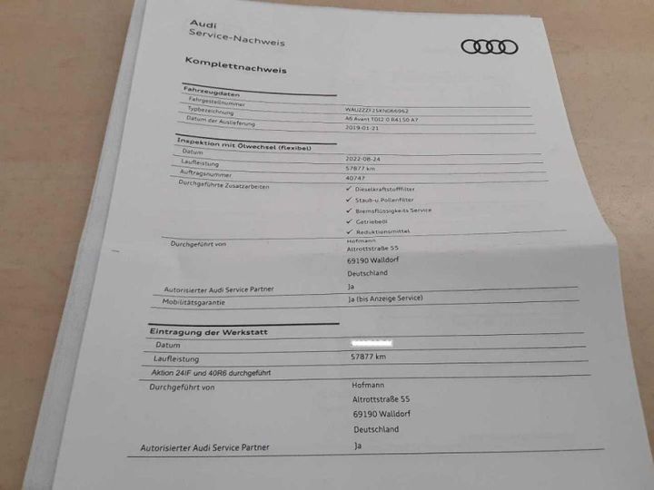 Photo 14 VIN: WAUZZZF25KN066962 - AUDI A6 