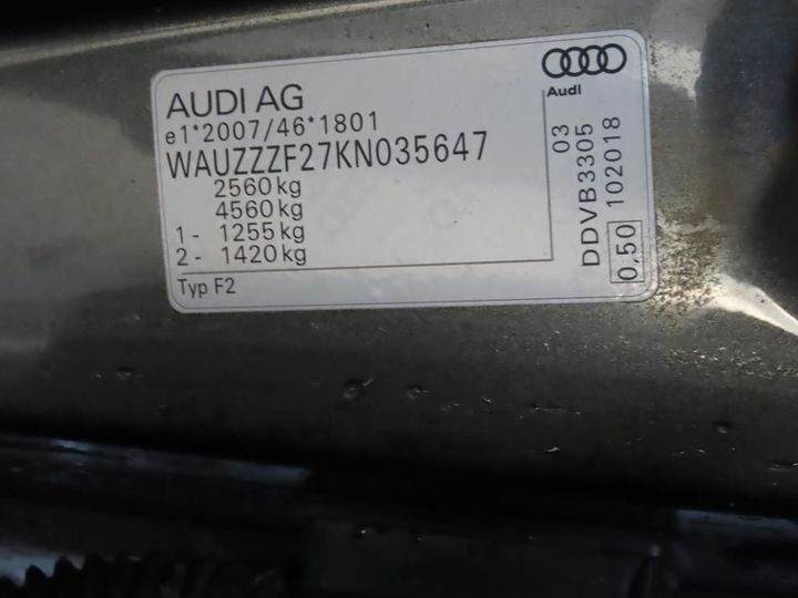 Photo 11 VIN: WAUZZZF27KN035647 - AUDI A6 AVANT 