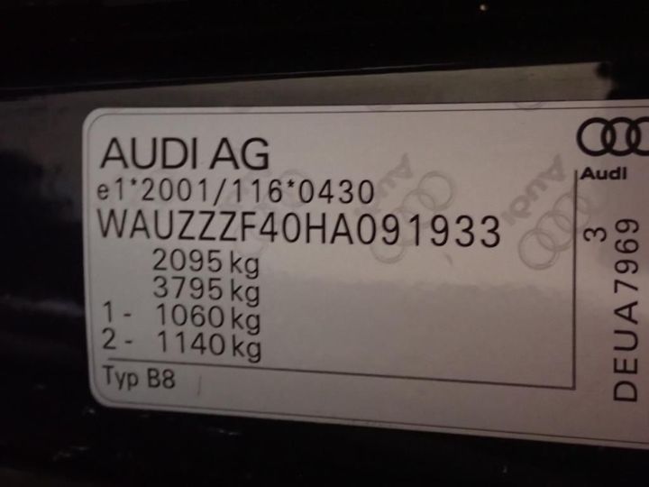 Photo 13 VIN: WAUZZZF40HA091933 - AUDI A4 AVANT 