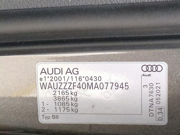 Photo 17 VIN: WAUZZZF40MA077945 - AUDI A4 AVANT 