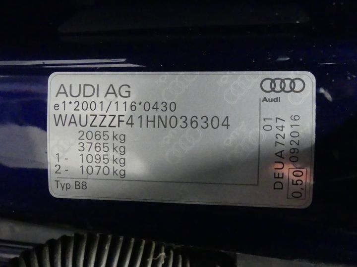 Photo 3 VIN: WAUZZZF41HN036304 - AUDI A4 