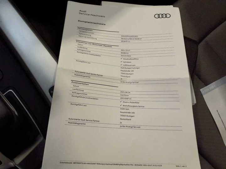 Photo 25 VIN: WAUZZZF41JA201832 - AUDI A4 AVANT 3.0 TDI 