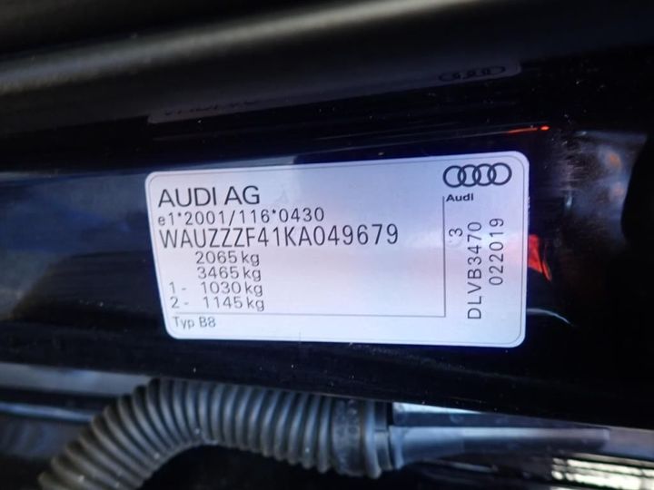 Photo 9 VIN: WAUZZZF41KA049679 - AUDI A4 AVANT 