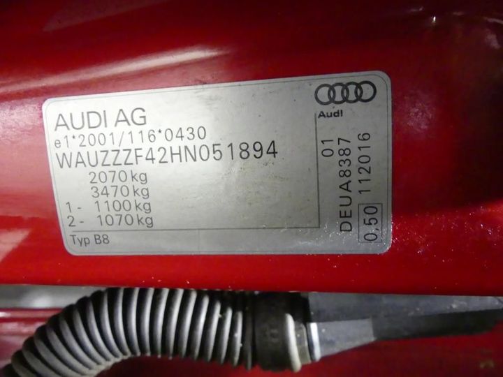 Photo 3 VIN: WAUZZZF42HN051894 - AUDI A4 