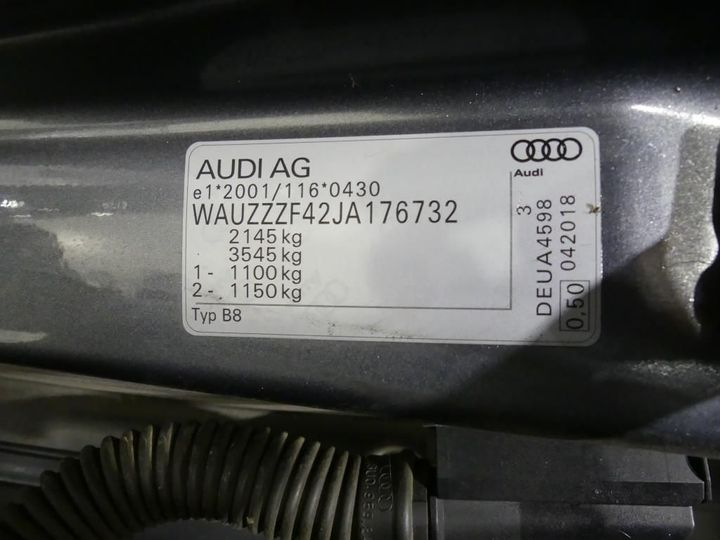 Photo 4 VIN: WAUZZZF42JA176732 - AUDI A4 AVANT 