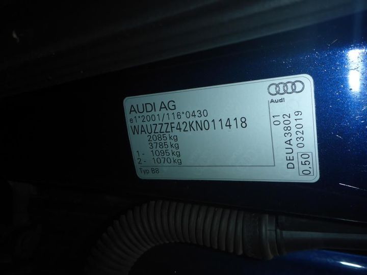 Photo 15 VIN: WAUZZZF42KN011418 - AUDI A4 