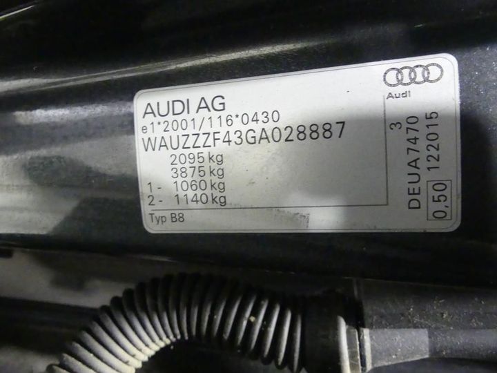 Photo 5 VIN: WAUZZZF43GA028887 - AUDI A4 AVANT 