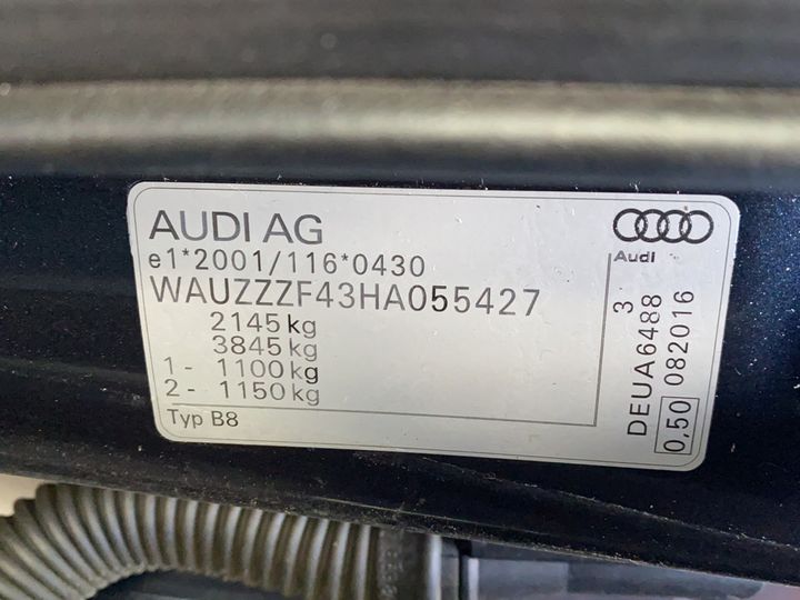 Photo 8 VIN: WAUZZZF43HA055427 - AUDI A4 AVANT 