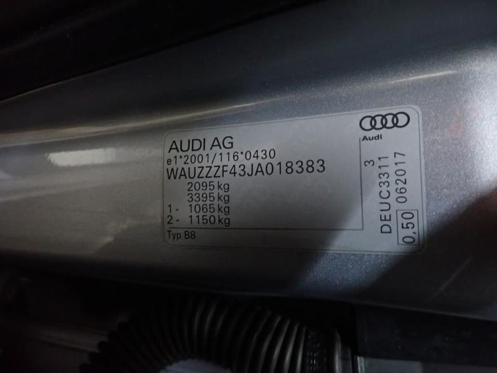 Photo 11 VIN: WAUZZZF43JA018383 - AUDI A4 AVANT 