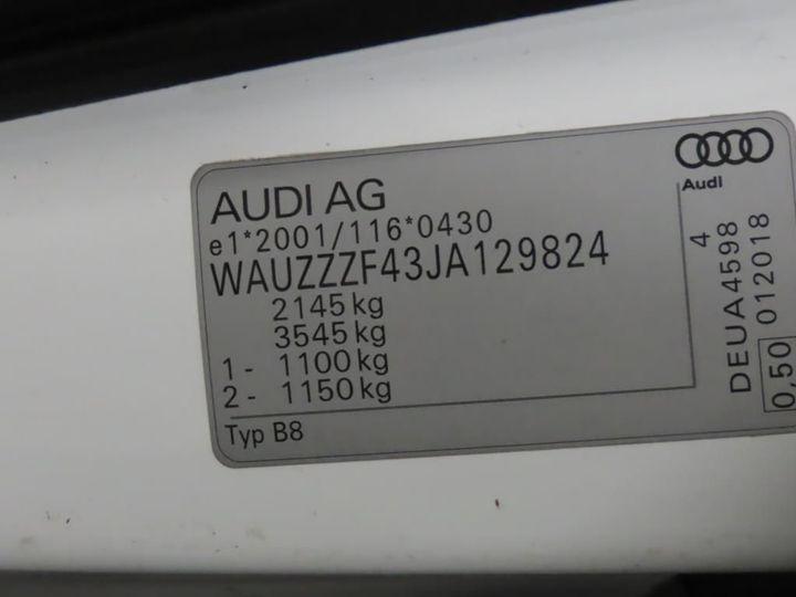 Photo 13 VIN: WAUZZZF43JA129824 - AUDI A4 AVANT 