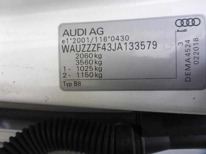 Photo 13 VIN: WAUZZZF43JA133579 - AUDI A4 