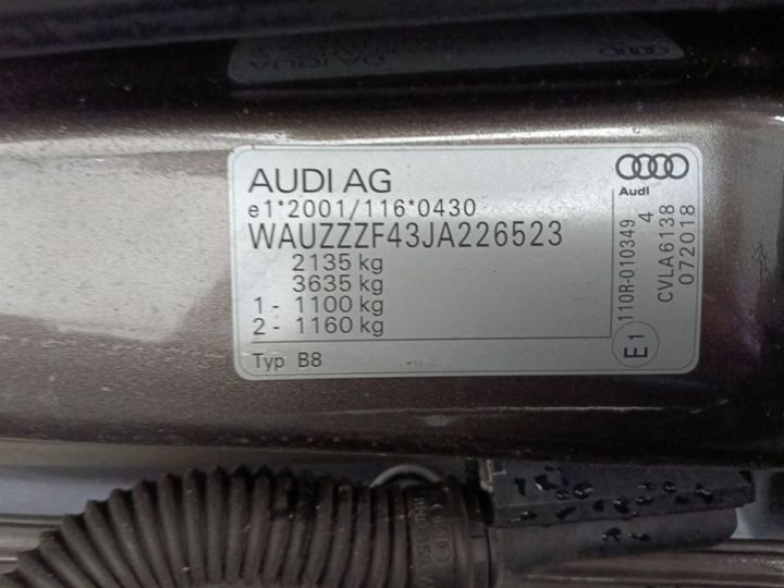 Photo 18 VIN: WAUZZZF43JA226523 - AUDI A4 AVANT '15 