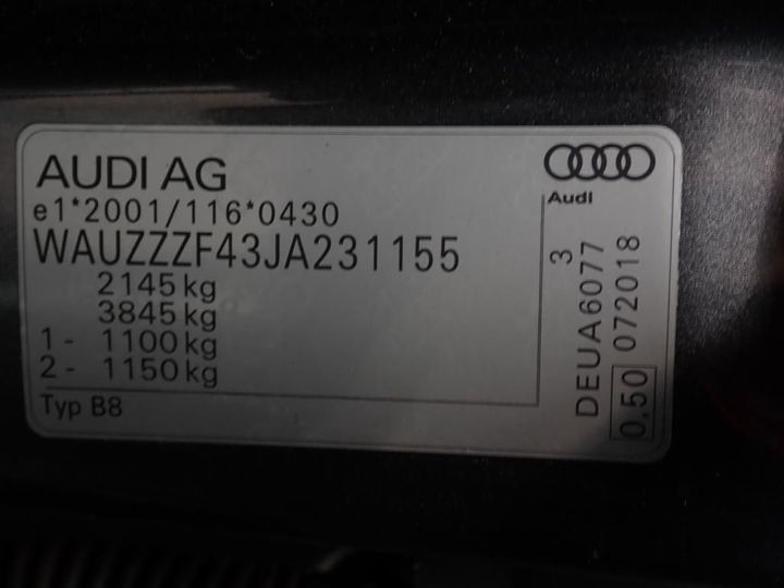 Photo 21 VIN: WAUZZZF43JA231155 - AUDI A4 AVANT 