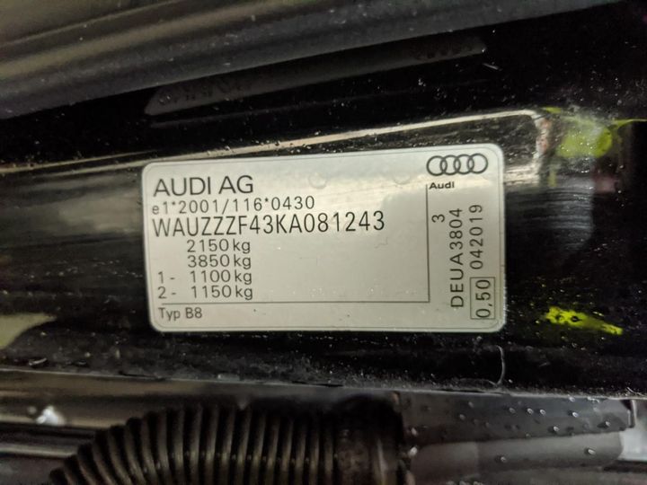 Photo 14 VIN: WAUZZZF43KA081243 - AUDI A4 AVANT 