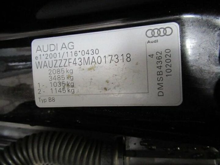 Photo 5 VIN: WAUZZZF43MA017318 - AUDI A4 ESTATE WAGON 