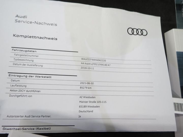 Photo 13 VIN: WAUZZZF44HA042220 - AUDI A4 AVANT 