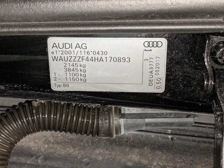 Photo 9 VIN: WAUZZZF44HA170893 - AUDI A4 AVANT 