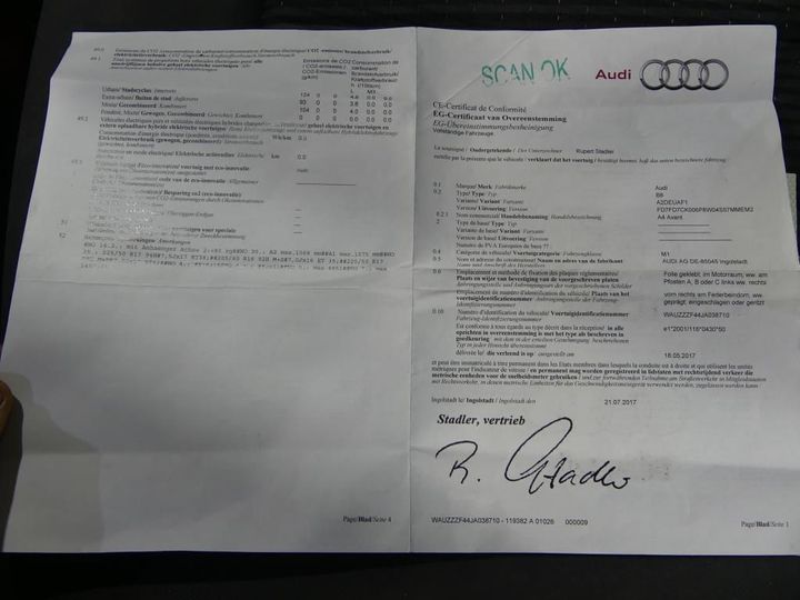 Photo 14 VIN: WAUZZZF44JA038710 - AUDI A4 AVANT 