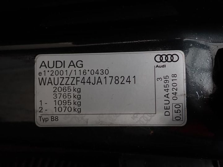 Photo 8 VIN: WAUZZZF44JA178241 - AUDI A4 