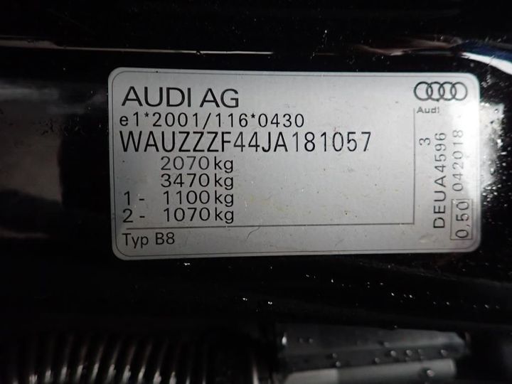 Photo 12 VIN: WAUZZZF44JA181057 - AUDI A4 4P 