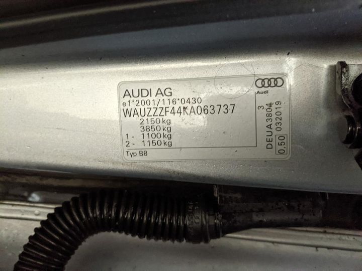 Photo 17 VIN: WAUZZZF44KA063737 - AUDI A4 AVANT 