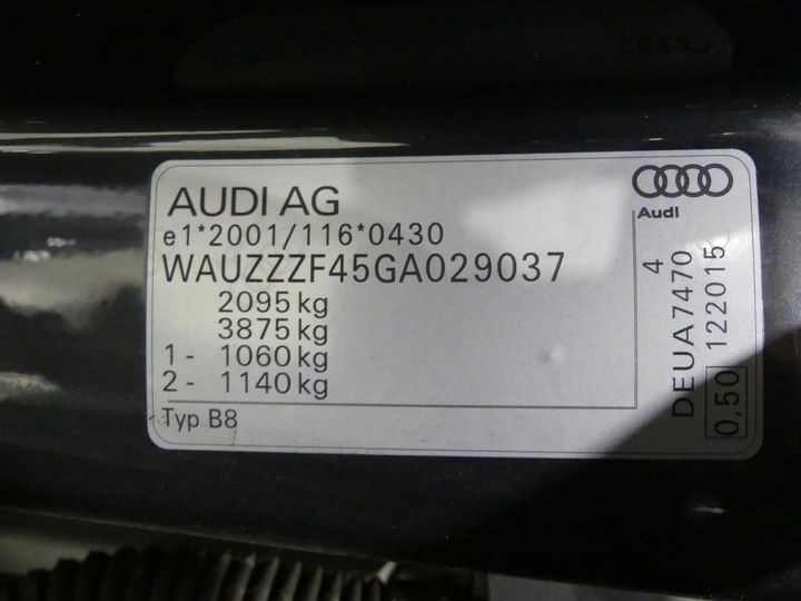 Photo 3 VIN: WAUZZZF45GA029037 - AUDI A4 AVANT 