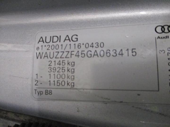 Photo 11 VIN: WAUZZZF45GA063415 - AUDI A4 AVANT 